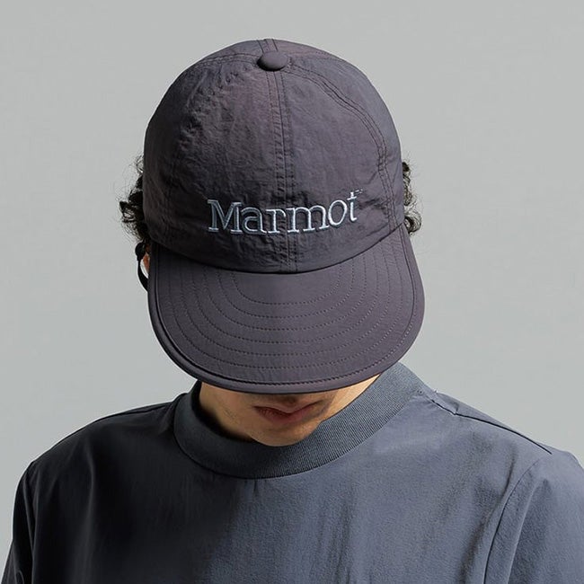 Marmot マーモット ロングビルキャップ チャコールグレー Marmot Long Bill Cap(マーモット ロングビルキャップ)