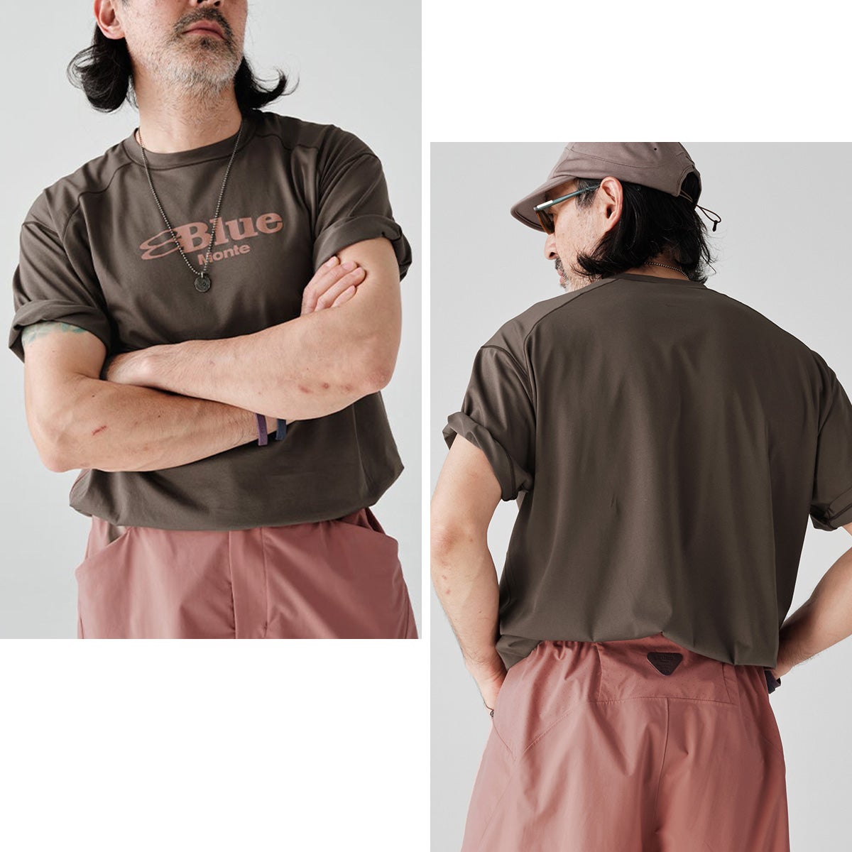 BLUE MONTE ブルーモンテ クールマックス速乾ショートスリーブTシャツ