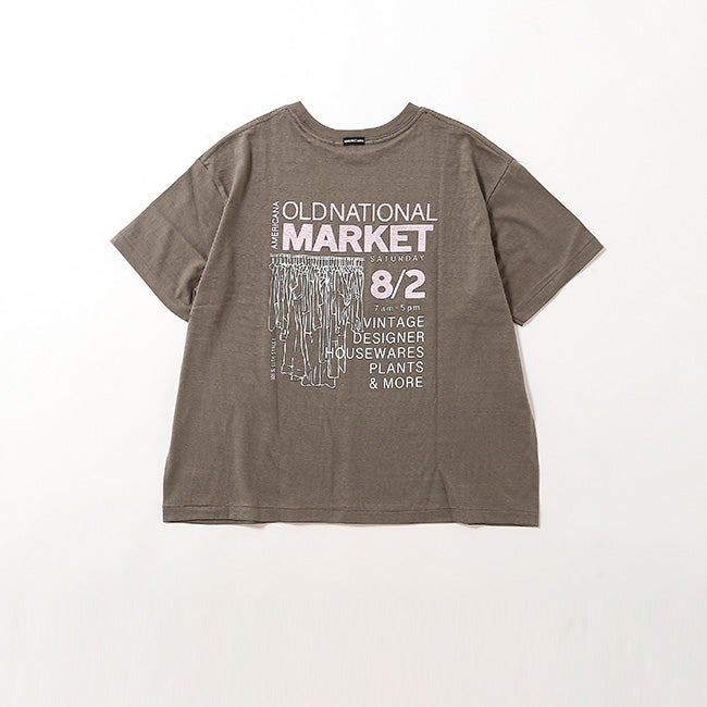 【AMERICANA/アメリカーナ】good feeling t-shグレーC 楽天市場】americana アメリカーナ（Tシャツ・カットソー｜トップス
