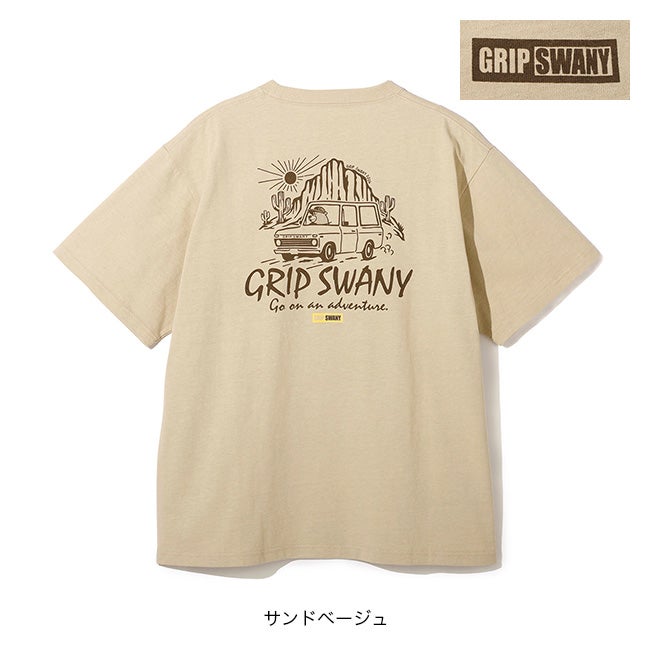 GRIP SWANY グリップスワニー トラベリングベアーTEE｜SUNDAY MOUNTAIN