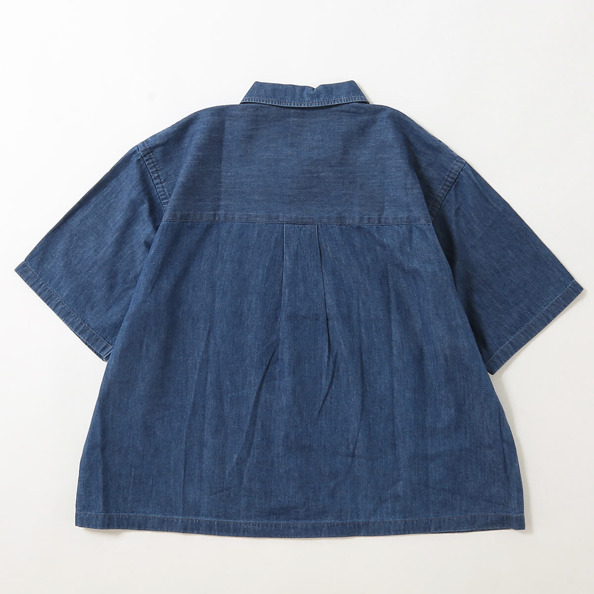 DANTON ダントン B.D.ショートシャツS/S デニムダンガリー【ウィメンズ