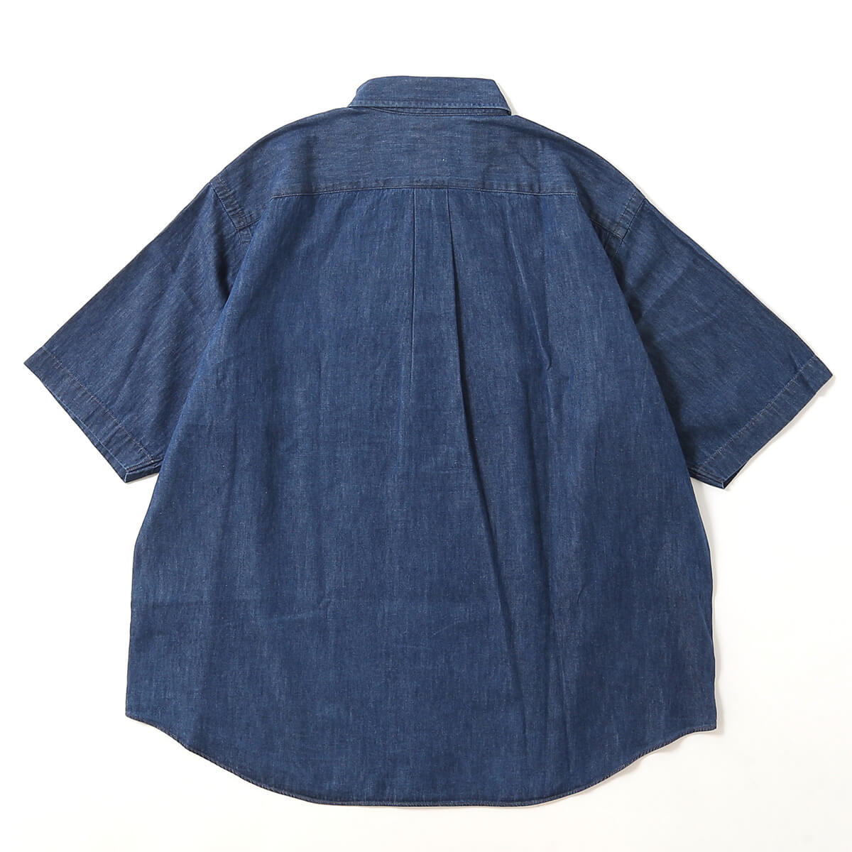 DANTON ダントン ドットボタンB.D.シャツS/S デニムダンガリー メンズ