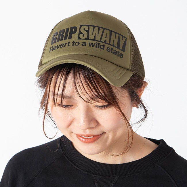 GRIP SWANY グリップスワニー ボックスロゴトラッカーキャップ｜SUNDAY