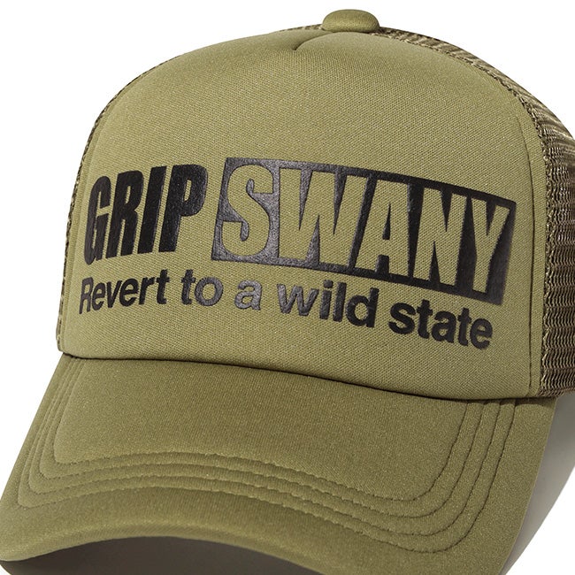 GRIP SWANY グリップスワニー ボックスロゴトラッカーキャップ｜SUNDAY