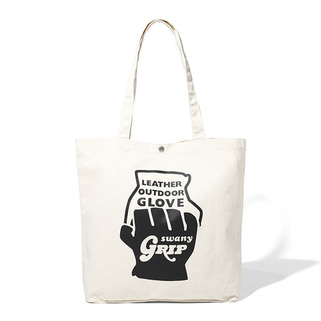 GRIP SWANY グリップスワニー グローブロゴトートバッグ(L)｜SUNDAY