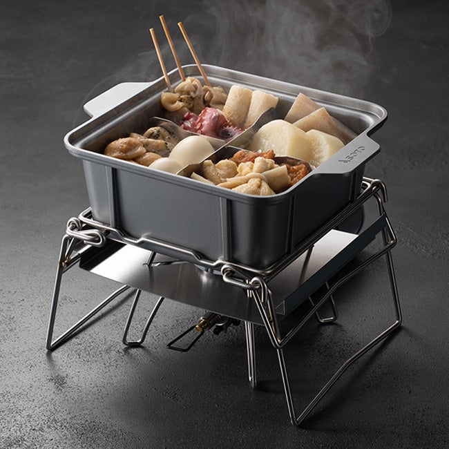 WMF TRANSTHERM スクエアパン 蒸し器台付 大型　おでんなど SOTO ソト カコム おでん鍋｜SUNDAY MOUNTAIN｜サンデーマウンテン