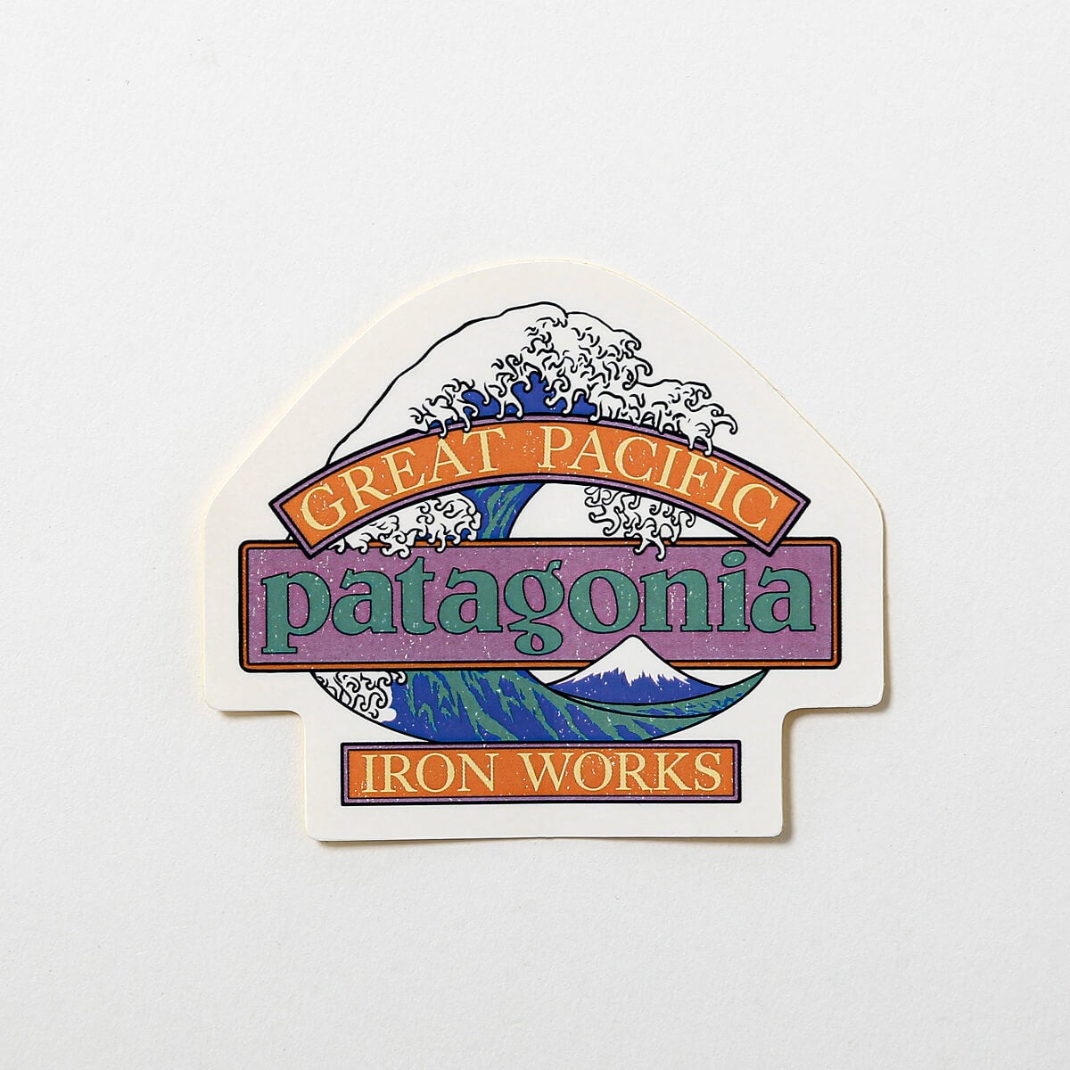 patagonia パタゴニア アルミプレート patagonia パタゴニア グレートウェーブスステッカー｜SUNDAY MOUNTAIN