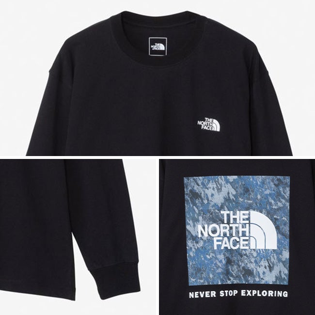 THE NORTH FACE ノースフェイス L/SスクエアデジタルグラフィックTee