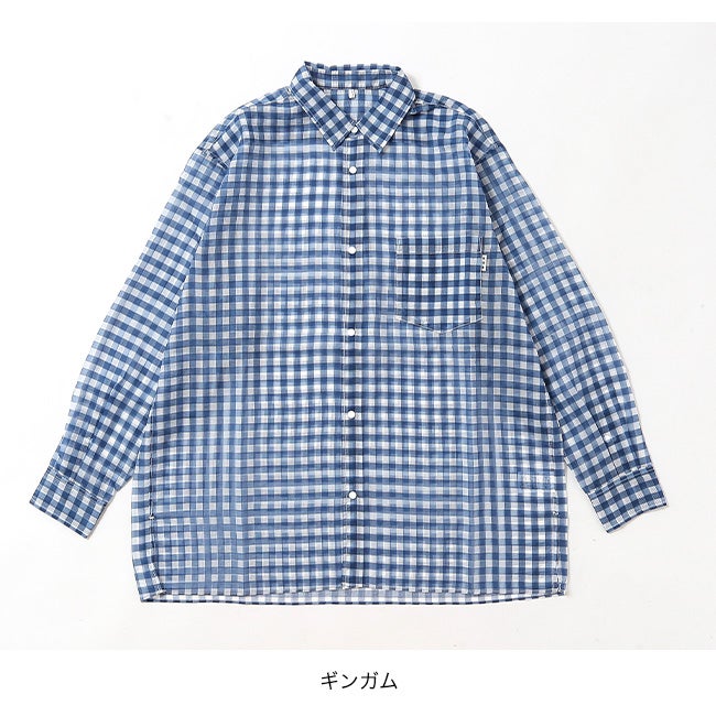 迷迭香 マンネンロウ メッシュオーバーシャツ｜SUNDAY MOUNTAIN