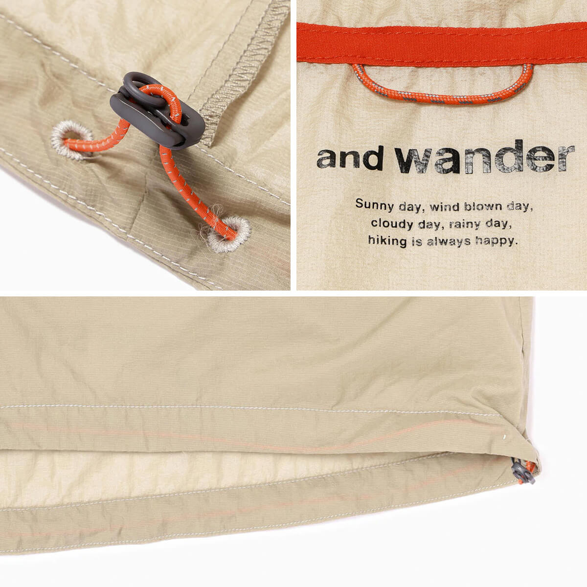 ALTRA×and wander アルトラ×アンドワンダー ベンチレーションウィンド