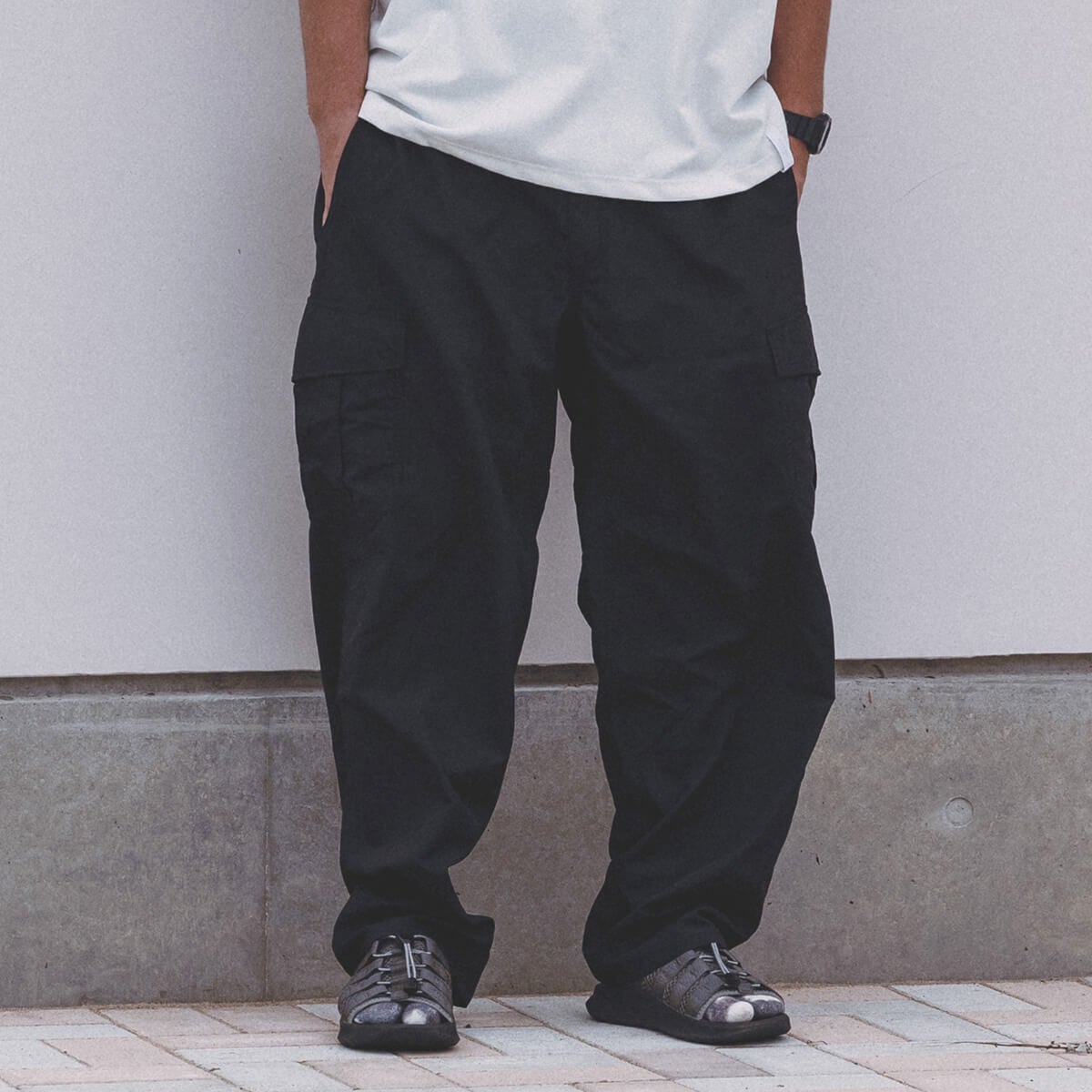 DVERG×ROKX ドベルグ×ロックス テレインカーゴパンツ ナイロンリップ