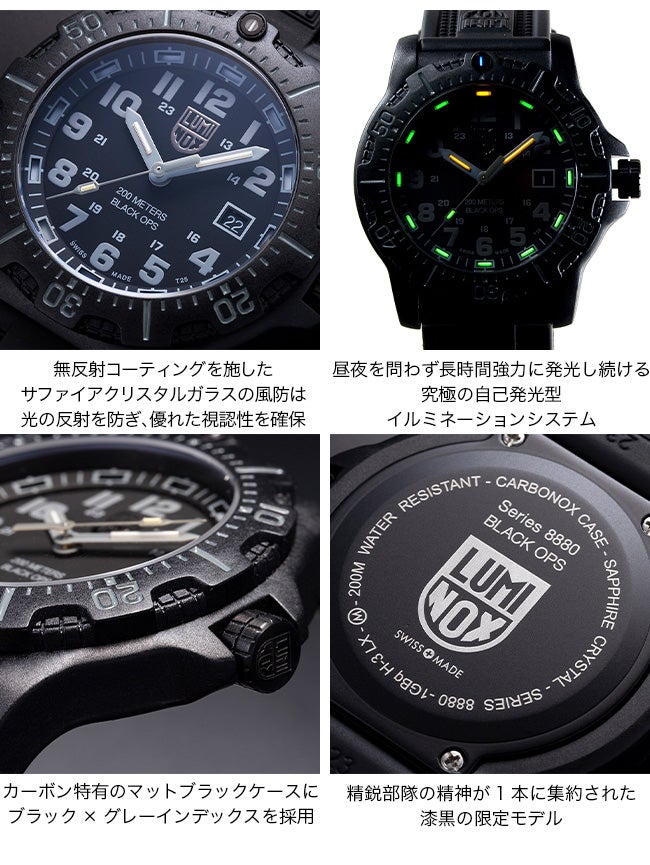 Luminox ルミノックス Ref.8881ブラックオプス｜SUNDAY MOUNTAIN