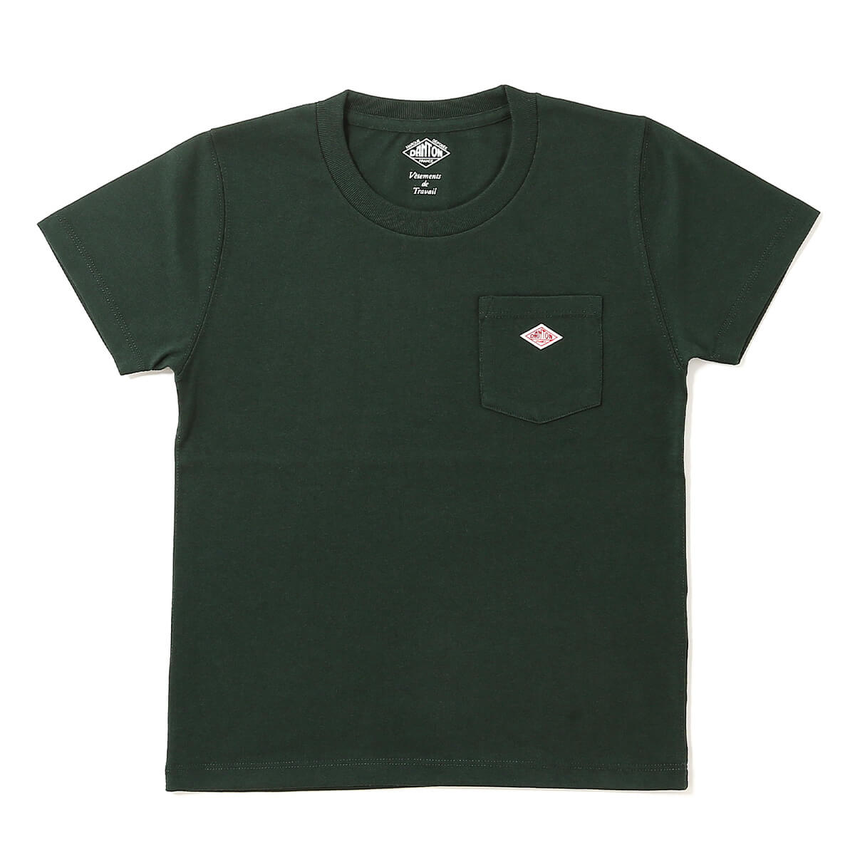 とんたん DANTON ダントン ポケットT S/S T/Cオープンエンドジャージ【キッズ