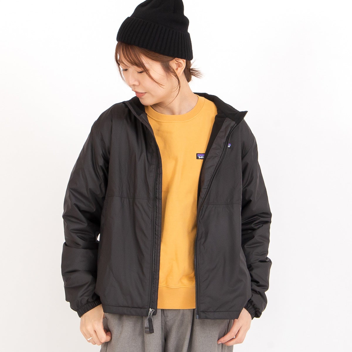 patagonia パタゴニア ラインドウインドブレーカージャケット【キッズ