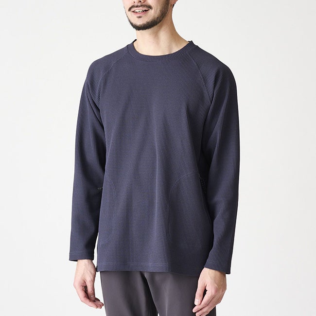 AXESQUIN アクシーズクイン ワッフルLS Tee メンズ｜SUNDAY MOUNTAIN