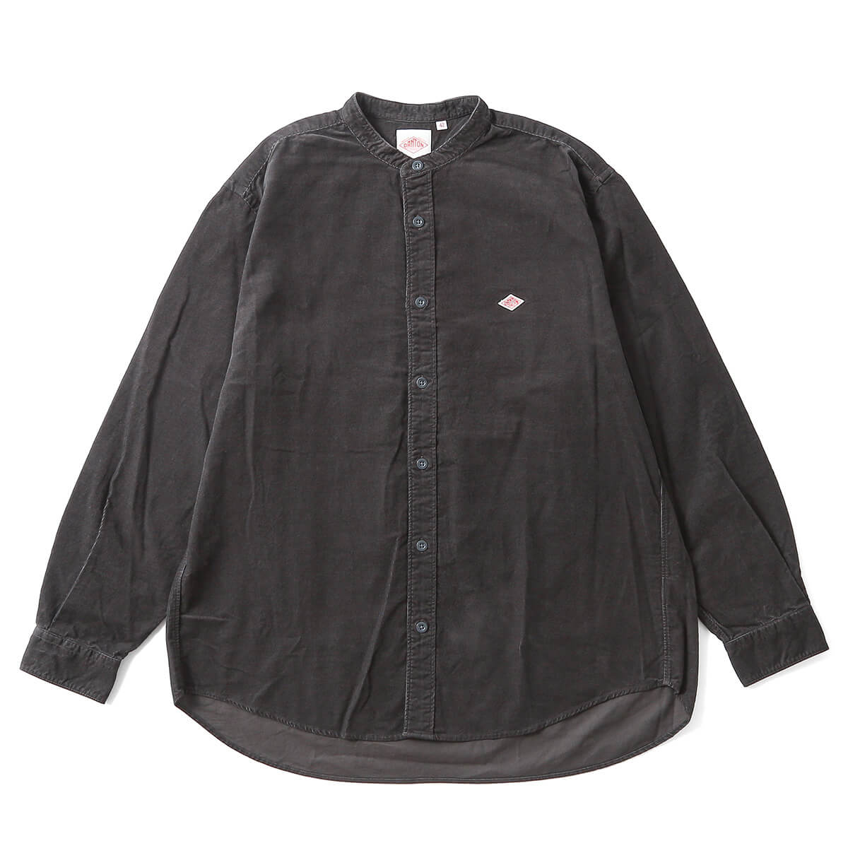DANTON ダントン バンドカラーシャツL/S 21ウェルコーデュロイ メンズ
