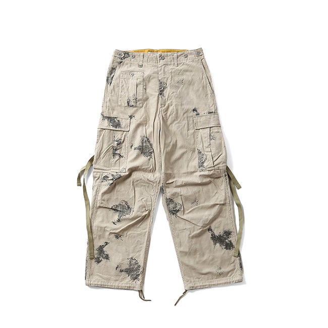 NIGEL CABOURN ナイジェルケーボン アーミーカーゴパンツフェイドカモ