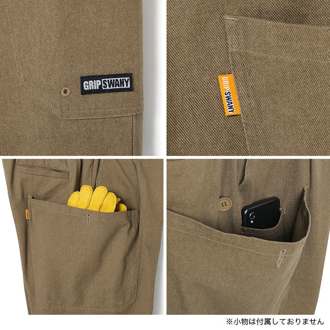 GRIP SWANY グリップスワニー ビンテージライクワイドキャンプパンツ